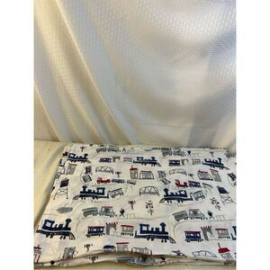 2 PBK Pottery Barn Train Pillowcases 20x30